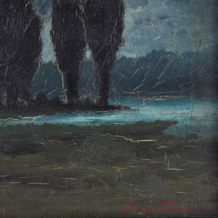 Paysage nocturne V.I. Zarubina.Russie 