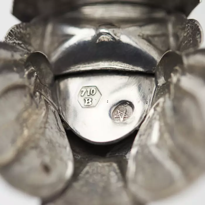 Decorative figurine Silver lobster. 20th century. 