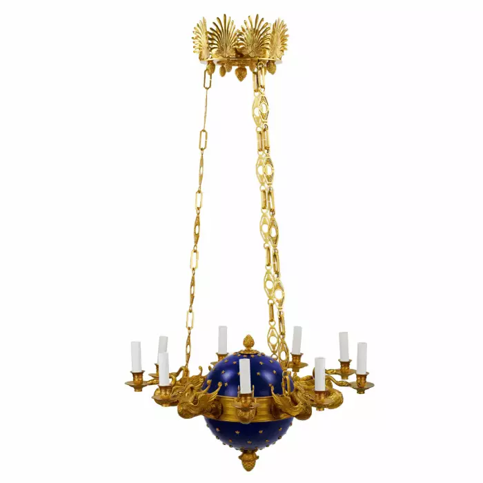 Impressive chandelier in Empire style. France. 19th century. 
