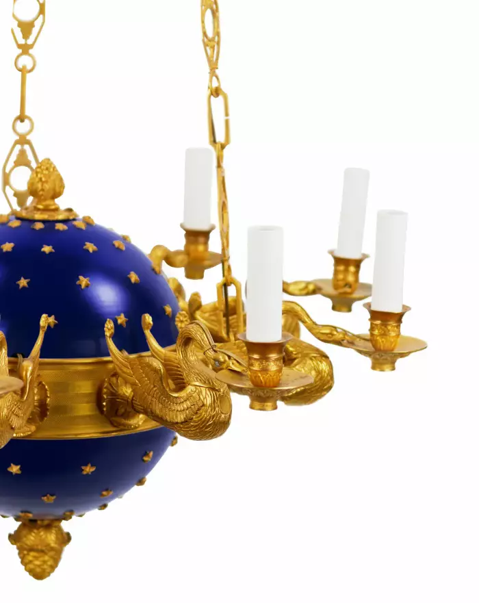 Impressive chandelier in Empire style. France. 19th century. 