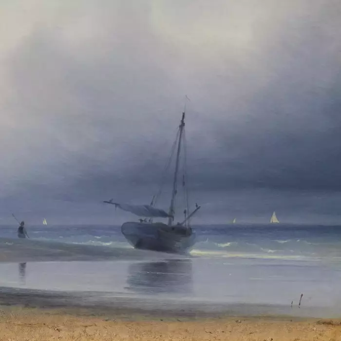 МОРСКОЙ ПЕЙЗАЖ. ГРАФ АЛЕКСЕЙ МОРДВИНОВ (1794–1868). 1849 ГОД