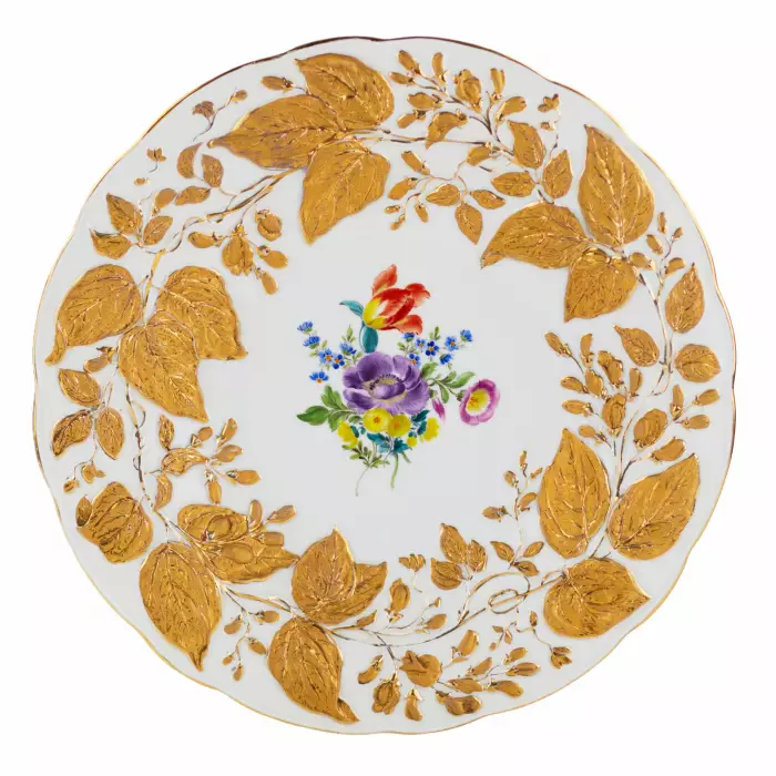 Plat décoratif Meissen 