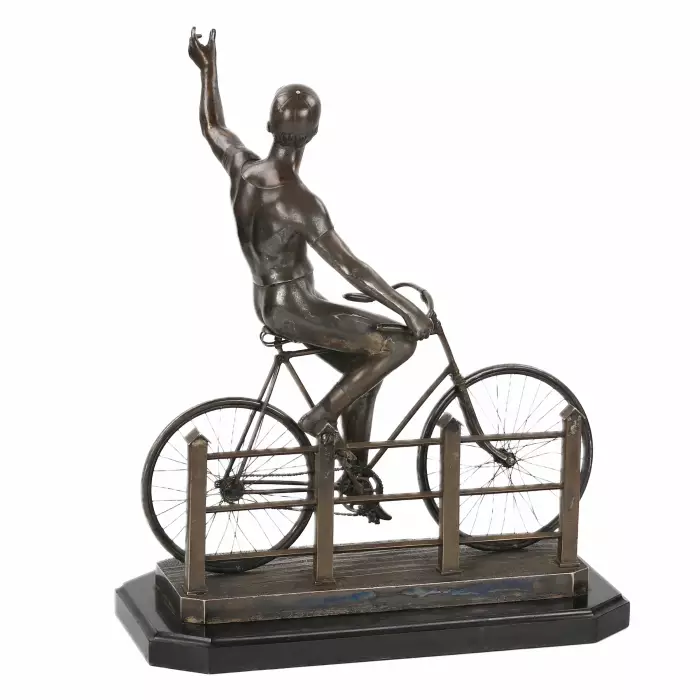 COMPOSITION COMMÉMORATIVE EN ARGENT PAR A. LYUBAVIN, SAINT-PÉTERSBOURG, 1896