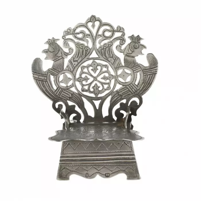 Mikhail Goloshchapov, Silver salt shaker-throne. 1899-1908 