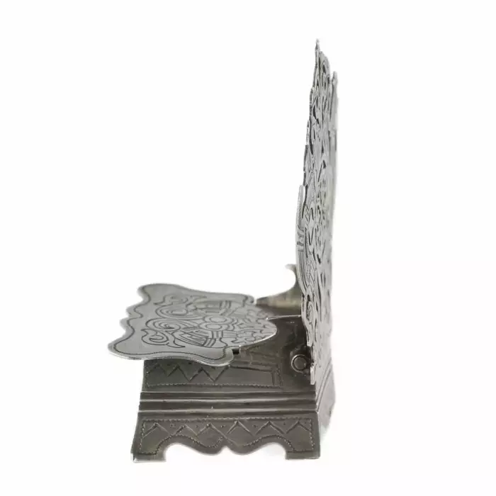 Mikhail Goloshchapov, Silver salt shaker-throne. 1899-1908 
