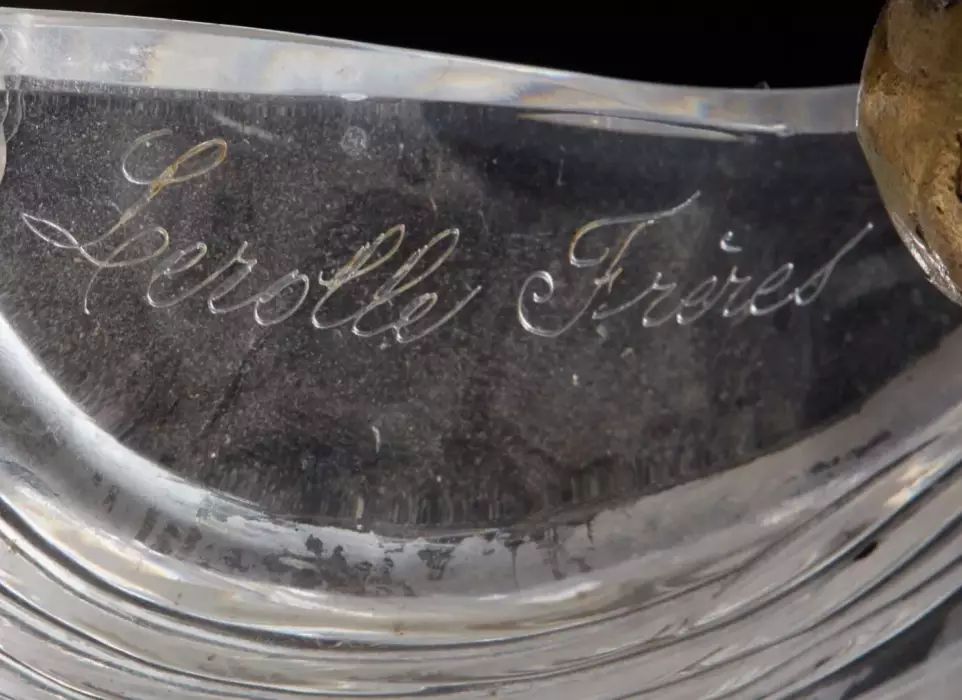 Lustre en bronze doré de LEROLLE Frères, époque Napoléon III. France 