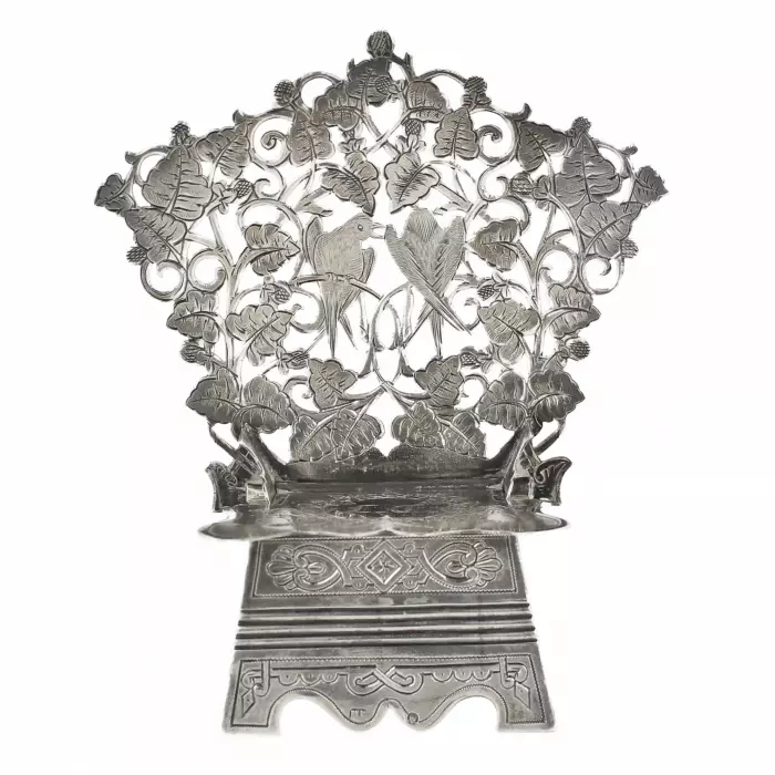 Salière russe en argent. Mikhaïl Goloshchanov Moscou, fin du XIXe siècle. 