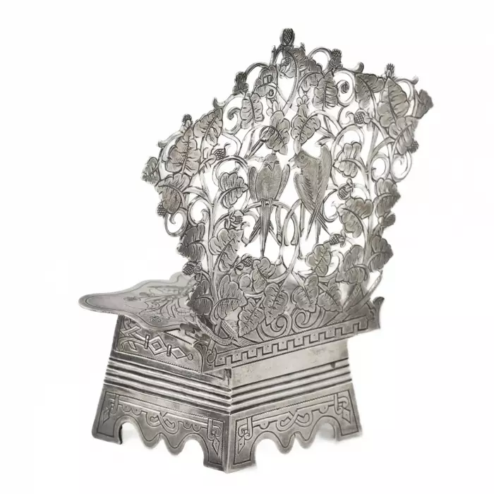 Salière russe en argent. Mikhaïl Goloshchanov Moscou, fin du XIXe siècle. 
