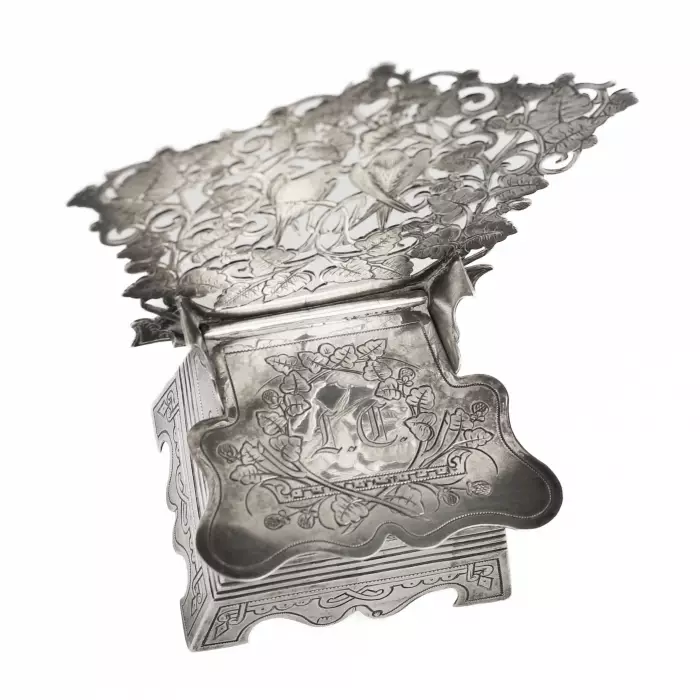 Salière russe en argent. Mikhaïl Goloshchanov Moscou, fin du XIXe siècle. 
