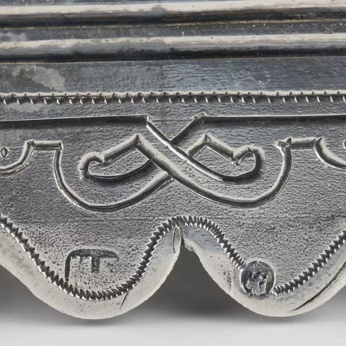 Salière russe en argent. Mikhaïl Goloshchanov Moscou, fin du XIXe siècle. 