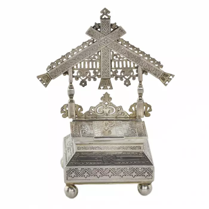 Salière russe en argent. Dmitri Pastukhov Moscou 1888. 
