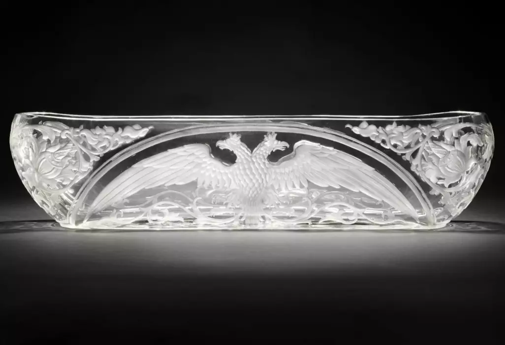 RUSSIAN CRYSTAL JARDINIÈRE OF THE IMPERIAL GLASS FACTORY RUSSIA, SAINT PETERSBURG, 1912
