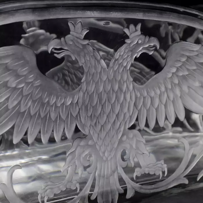 RUSSIAN CRYSTAL JARDINIÈRE OF THE IMPERIAL GLASS FACTORY RUSSIA, SAINT PETERSBURG, 1912