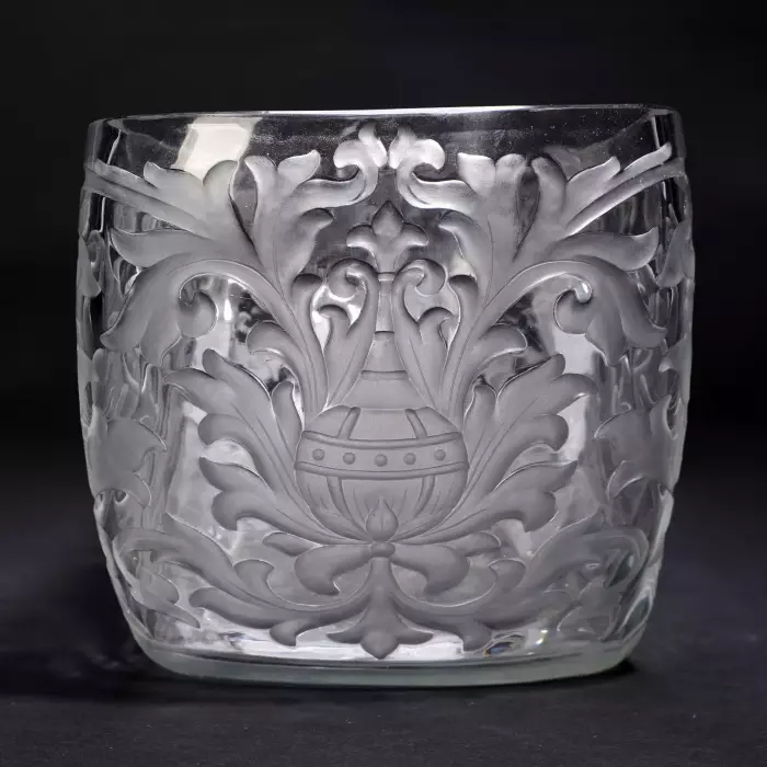 RUSSIAN CRYSTAL JARDINIÈRE OF THE IMPERIAL GLASS FACTORY RUSSIA, SAINT PETERSBURG, 1912