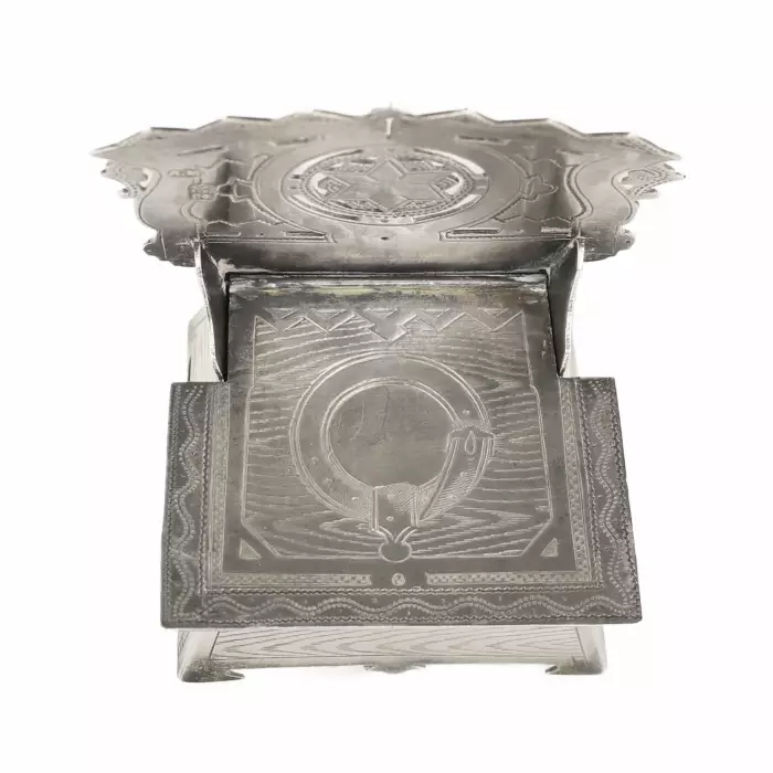 Salière russe en argent et émail. Alexandre Moukhine. Russie. Moscou 1880 