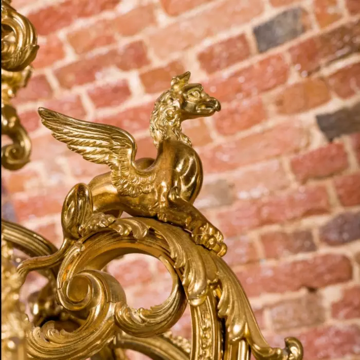 GILT-BRONZE CHANDELIER IN THE NAPOLEON III STYLE FRANCE, SECOND HALF OF THE 19TH CENTURY