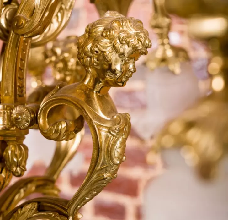 GILT-BRONZE CHANDELIER IN THE NAPOLEON III STYLE FRANCE, SECOND HALF OF THE 19TH CENTURY