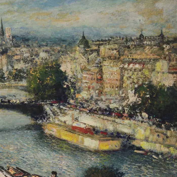 Лудольф Либертс (1895–1959) Набережная Сены. 