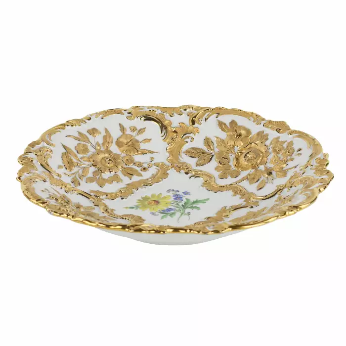 DECORATIVE MEISSEN PORCELAIN DISH. 1934 - 1945