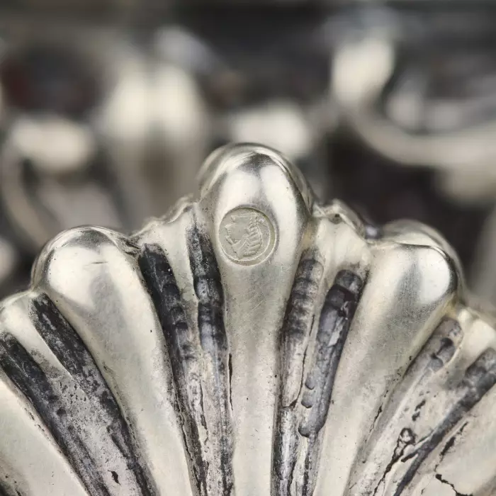Silver teapot-samovar, First Silver Artel. Saint Petersburg, early 20th century.