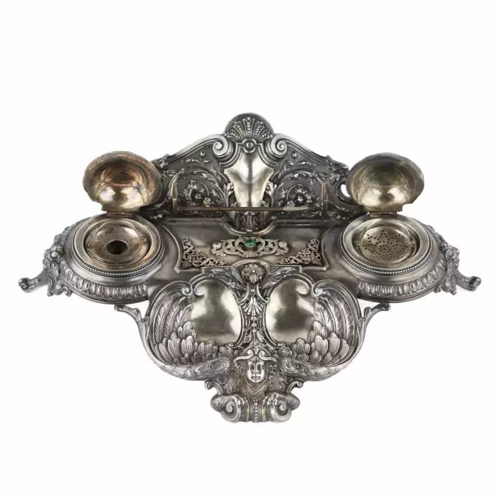 Instrument d`écriture en argent. Henrik Wigström.Faberge.Fin du 19e siècle 