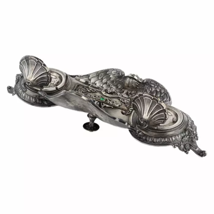 Instrument d`écriture en argent. Henrik Wigström.Faberge.Fin du 19e siècle 
