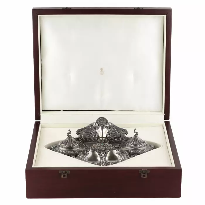 Instrument d`écriture en argent. Henrik Wigström.Faberge.Fin du 19e siècle 