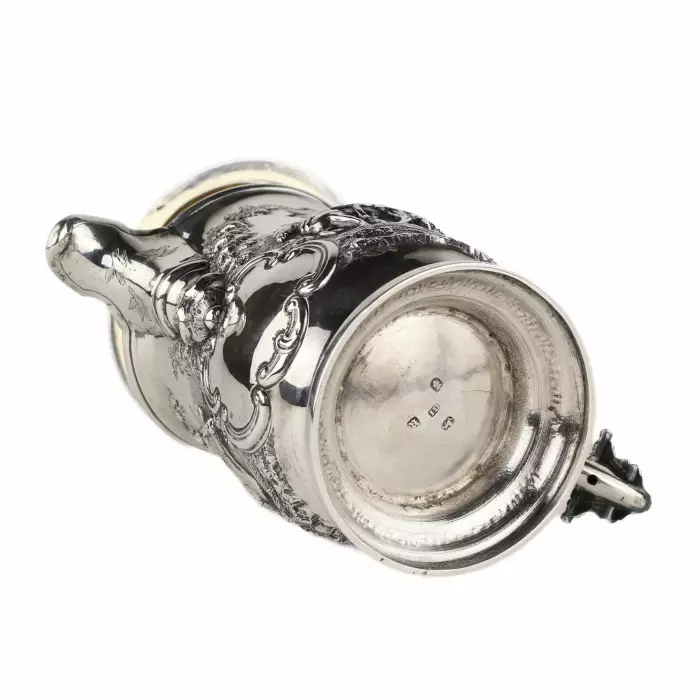 PICHET EN ARGENT MASSIF. ÉPOQUE GEORGE III. MAÎTRE JOHN DEACON LONDRES, 1772