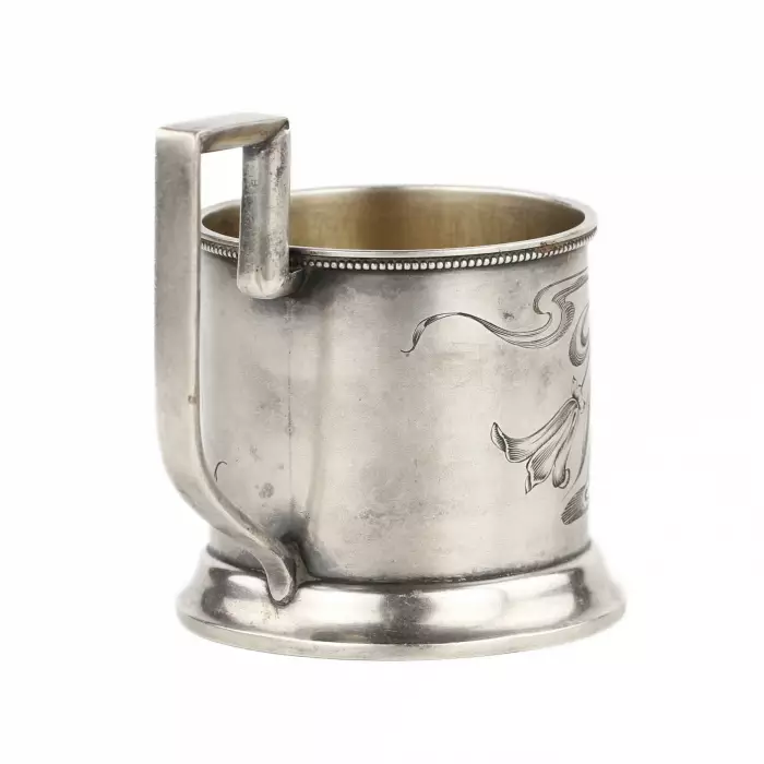 Silver coaster. Lyubavin. St. Petersburg 1896-1903 