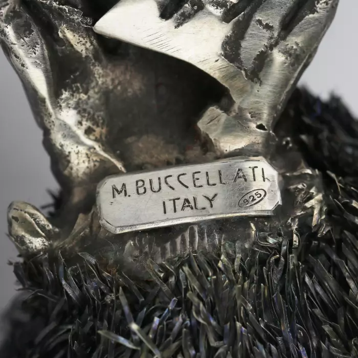 FIGURINE EN ARGENT « SINGE ». MARIO BUCCELLATI. ITALIE. DEUXIÈME MOITIÉ DU XXe SIÈCLE
