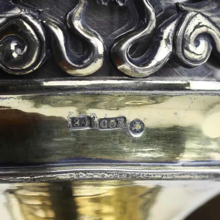 GRANDE COUPE DAPPARAT EN ARGENT RUSSE. MAÎTRE CARL GUSTAV EKQVIST RUSSIE, SAINT-PÉTERSBOURG, MILIEU DU XIXE SIÈCLE
