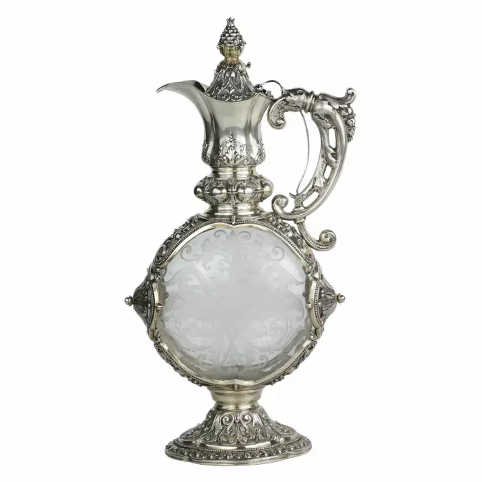 WINE EWER IN NEO-RENAISSANCE STYLE GERMANY, SECOND HALF OF THE 19TH CENTURY