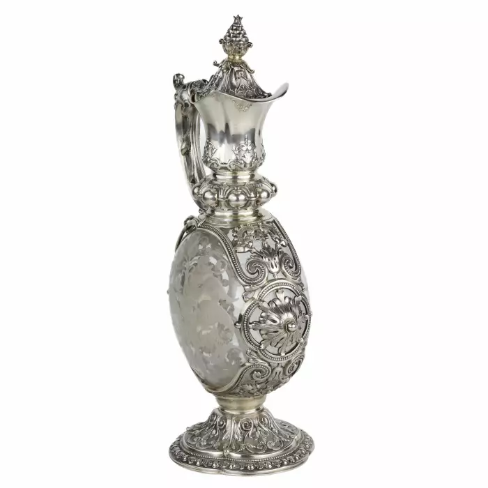 WINE EWER IN NEO-RENAISSANCE STYLE GERMANY, SECOND HALF OF THE 19TH CENTURY