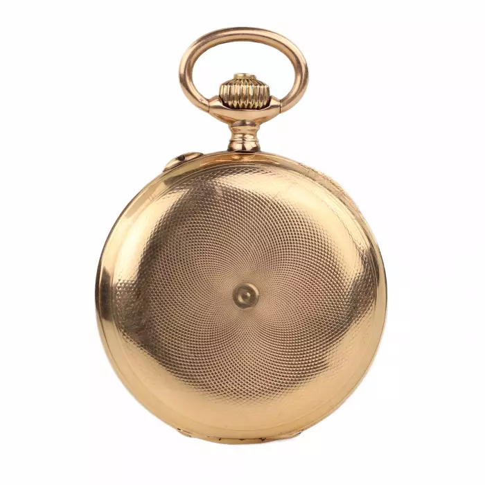 Montre de poche en or avec chaîne de Pavel Bure. Russie 1901-1902 