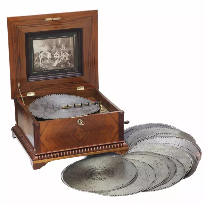 Polyphone - disc music box, late 19th century, Germany 
