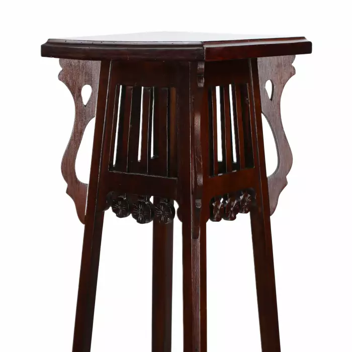 ART NOUVEAU WOODEN CONSOLE TABLE. TURN OF THE 19TH–20TH CENTURY