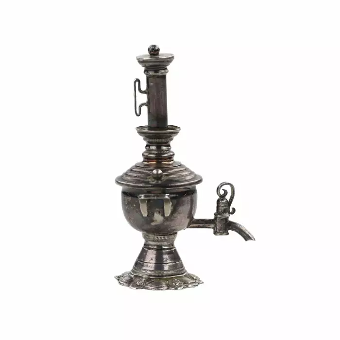 MINIATURE SILVER SAMOVAR. RUSSIA. EARLY 20TH CENTURY