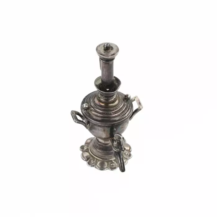 MINIATURE SILVER SAMOVAR. RUSSIA. EARLY 20TH CENTURY