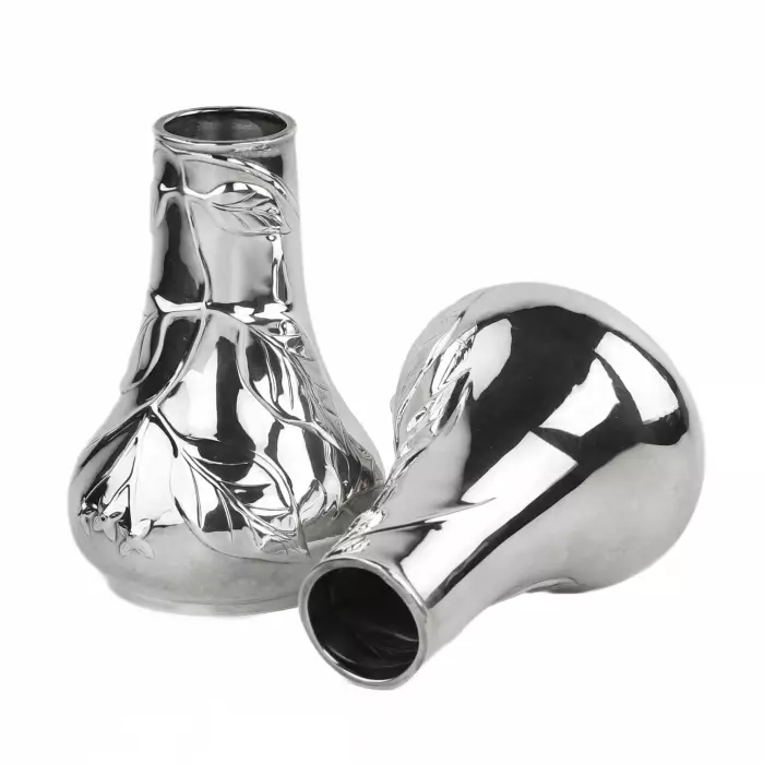PAIR OF SILVER ART NOUVEAU VASES, TIFFANY & CO., USA, 20TH CENTURY