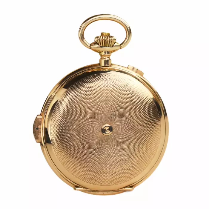 GOLD 14K POCKET WATCH WITH QUARTER REPEATER INVICTA FOR THE RUSSIAN MARKET SWITZERLAND, CIRCA 1900