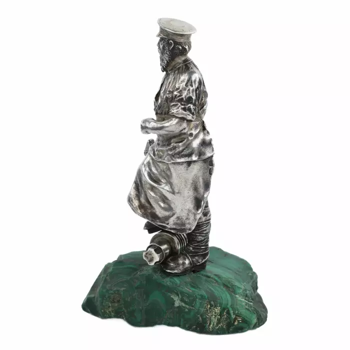 SCULPTURE EN ARGENT «INGÉNIEUR DES MINES». 1ÈRE ARTEL DE MOSCOU, 1908–1917