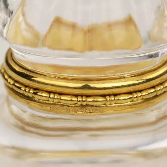 MOUNTAIN CRYSTAL BOWL WITH GOLD MOUNT BY FABERGÉ SAINT PETERSBURG, 1880–1890