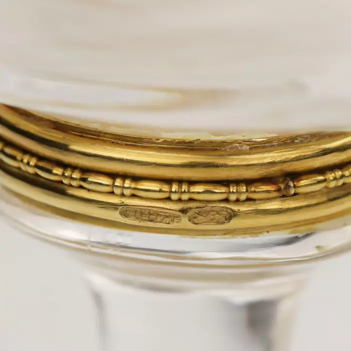 MOUNTAIN CRYSTAL BOWL WITH GOLD MOUNT BY FABERGÉ SAINT PETERSBURG, 1880–1890