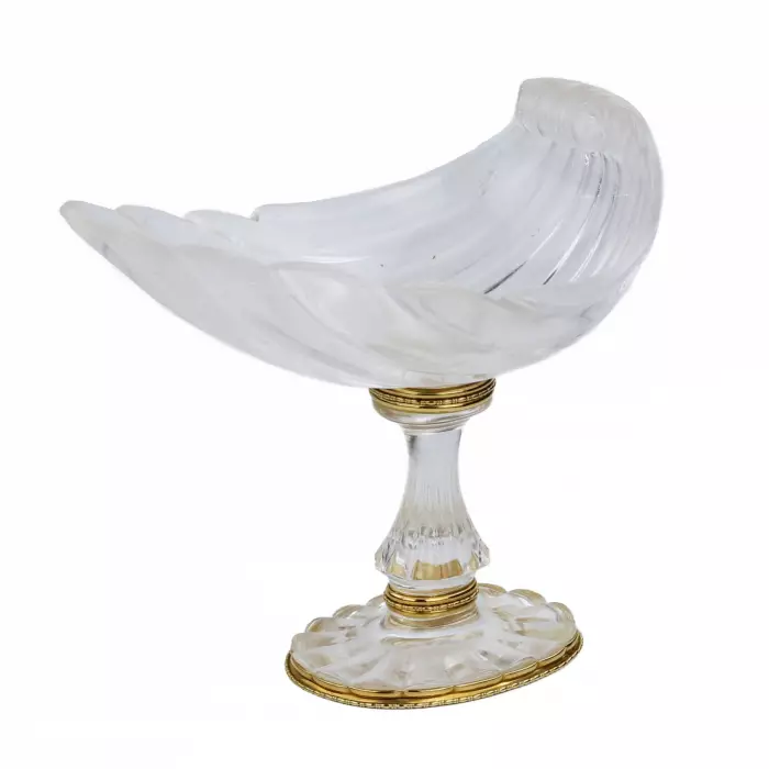 MOUNTAIN CRYSTAL BOWL WITH GOLD MOUNT BY FABERGÉ SAINT PETERSBURG, 1880–1890