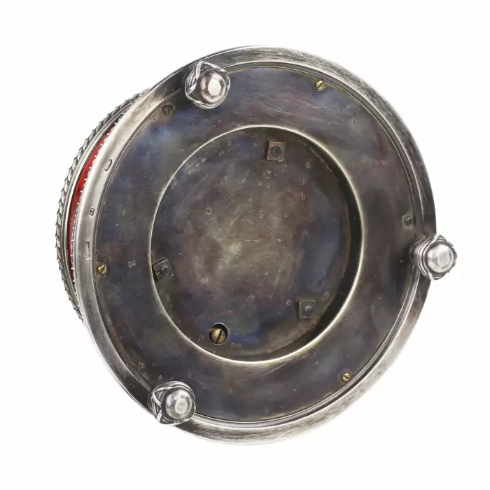 BAROMÈTRE DE TABLE PAR LA MAISON CARL FABERGÉ, MAÎTRE VICTOR AARNE. SAINT-PÉTERSBOURG, 1899–1904
