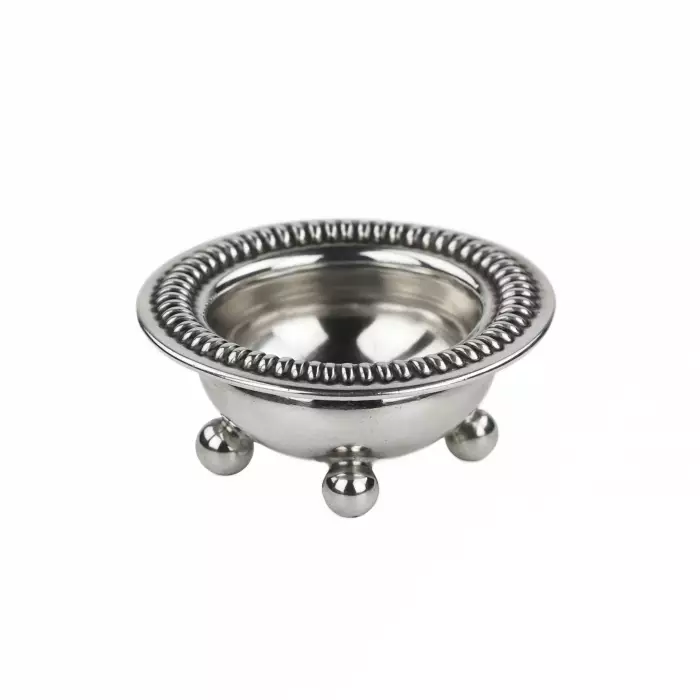 SALERON SUR TROIS PIEDS BOULE GORHAM SILVER CO., ÉTATS-UNIS, XXe SIÈCLE