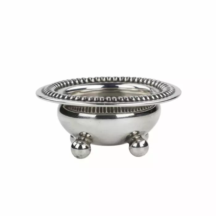 SALERON SUR TROIS PIEDS BOULE GORHAM SILVER CO., ÉTATS-UNIS, XXe SIÈCLE