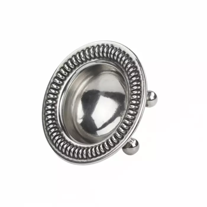 SALERON SUR TROIS PIEDS BOULE GORHAM SILVER CO., ÉTATS-UNIS, XXe SIÈCLE