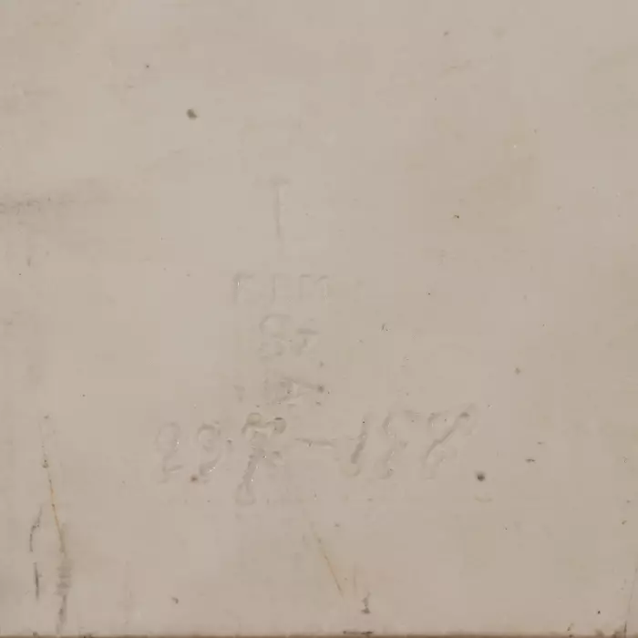 PORCELAIN PLAQUE WITH A GENRE SCENE “CARD SHARPS” KPM, BERLIN, TURN OF THE 19TH–20TH CENTURIES