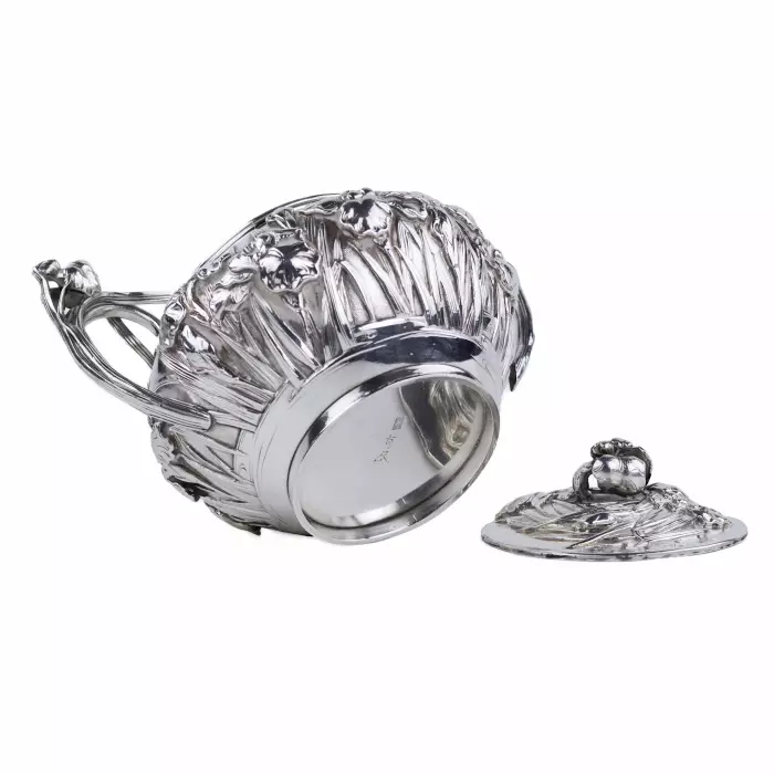 SILVER TEA SET JAPAN, MEIJI PERIOD (1868-1912) 